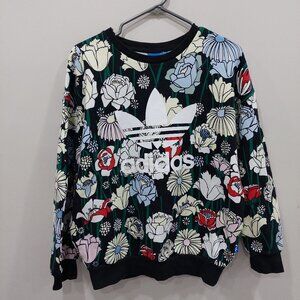 Adidas Originals Unisex S Trefoil sweatshirt "Floral vintage"  Floral Print